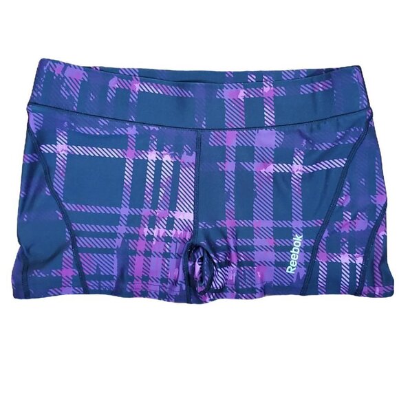 🚨031 Reebok Compression Purple and Pink Performance Biker Shorts - Picture 2 of 7